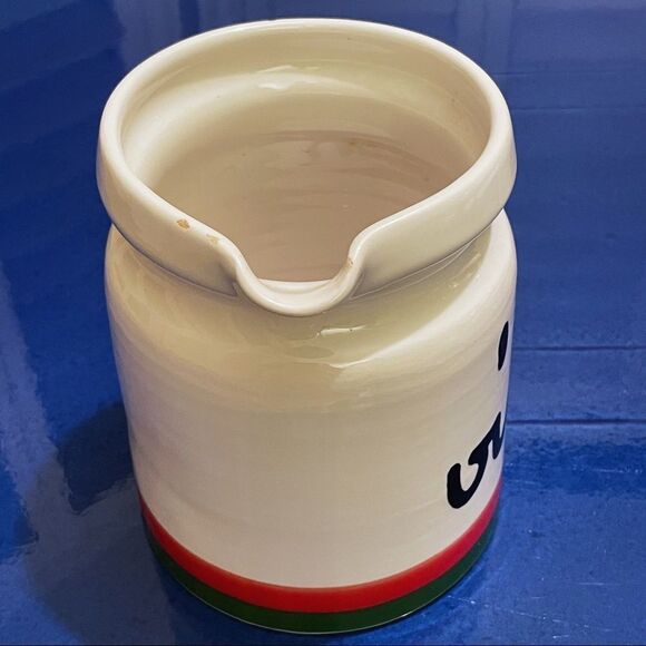 Baldelli Italy Oil & Vinegar Decanters, Cheese Shaker, & Large Vino Pitcher Jug - Picture 10 of 16